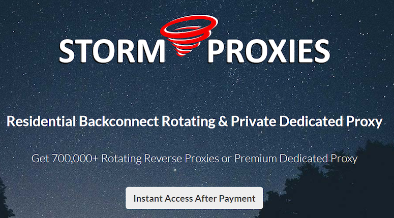 Storm Proxies is a provider known for its small-scale, specialized proxy services